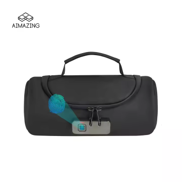 Carbon Lined Fingerprint Locked Smell Proof Sta...