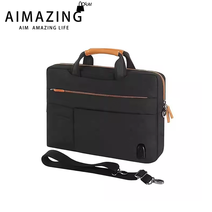 Wholesale Shockproof Waterproof Laptop Bag Business Men laptop Shoulder Bag