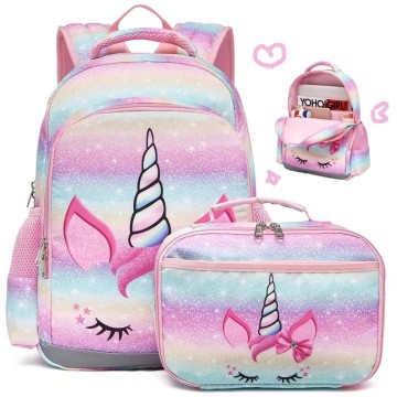Wholesale Pink Unicorn Suit Girl Backpack Kids ...