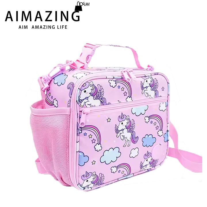 Customizable Unicorn Waterproof Kids Shoulder B...